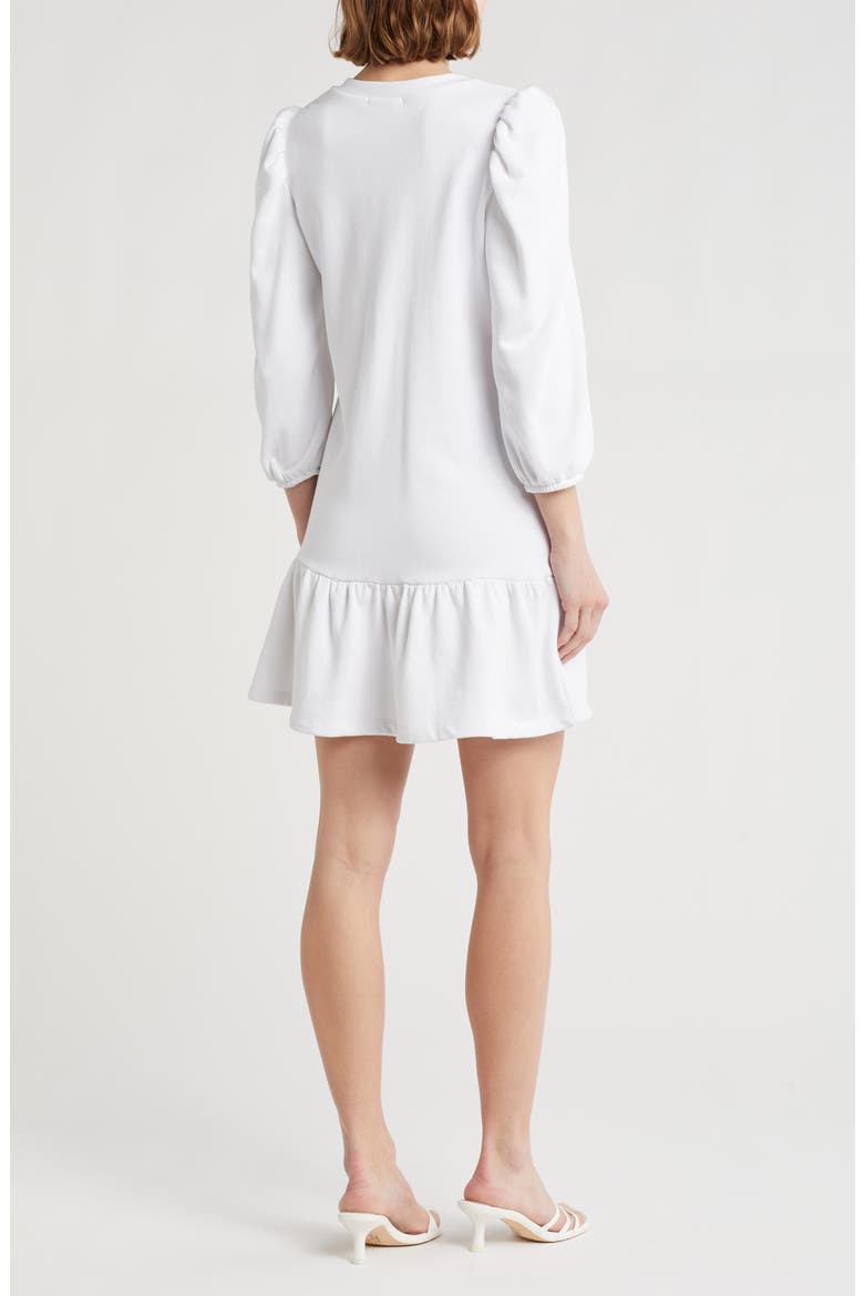 Genesis Cotton Blend Minidress, Alternate, color, BRIGHT WHITE