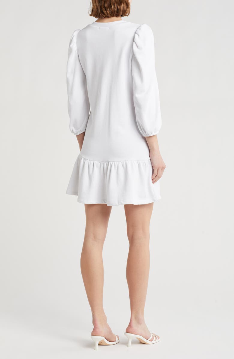 Tart Genesis Cotton Blend Minidress, Alternate, color, Bright White
