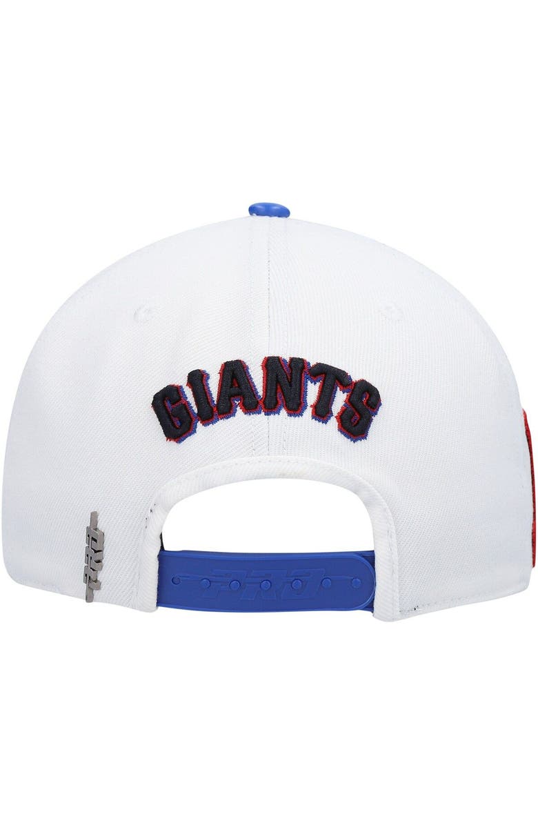 PRO STANDARD Men's Pro Standard White San Francisco Giants Dip-Dye Snapback Hat, Alternate, color,