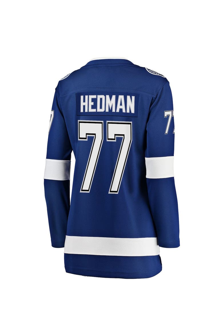 Women's Fanatics Branded Victor Hedman Blue Tampa Bay Lightning Premier Breakaway Player Jersey, Alternate, color, Blue