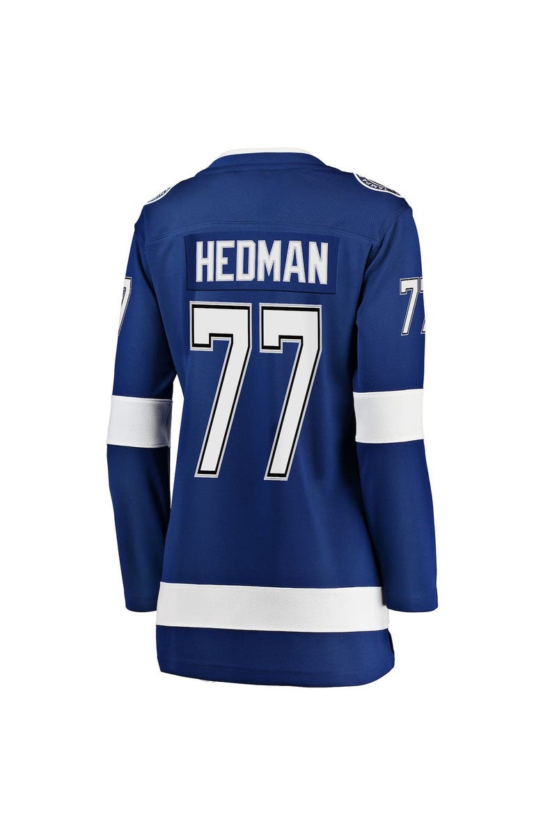 FANATICS Women's Fanatics Branded Victor Hedman Blue Tampa Bay Lightning Premier Breakaway Player Jersey, Alternate, color, Blue
