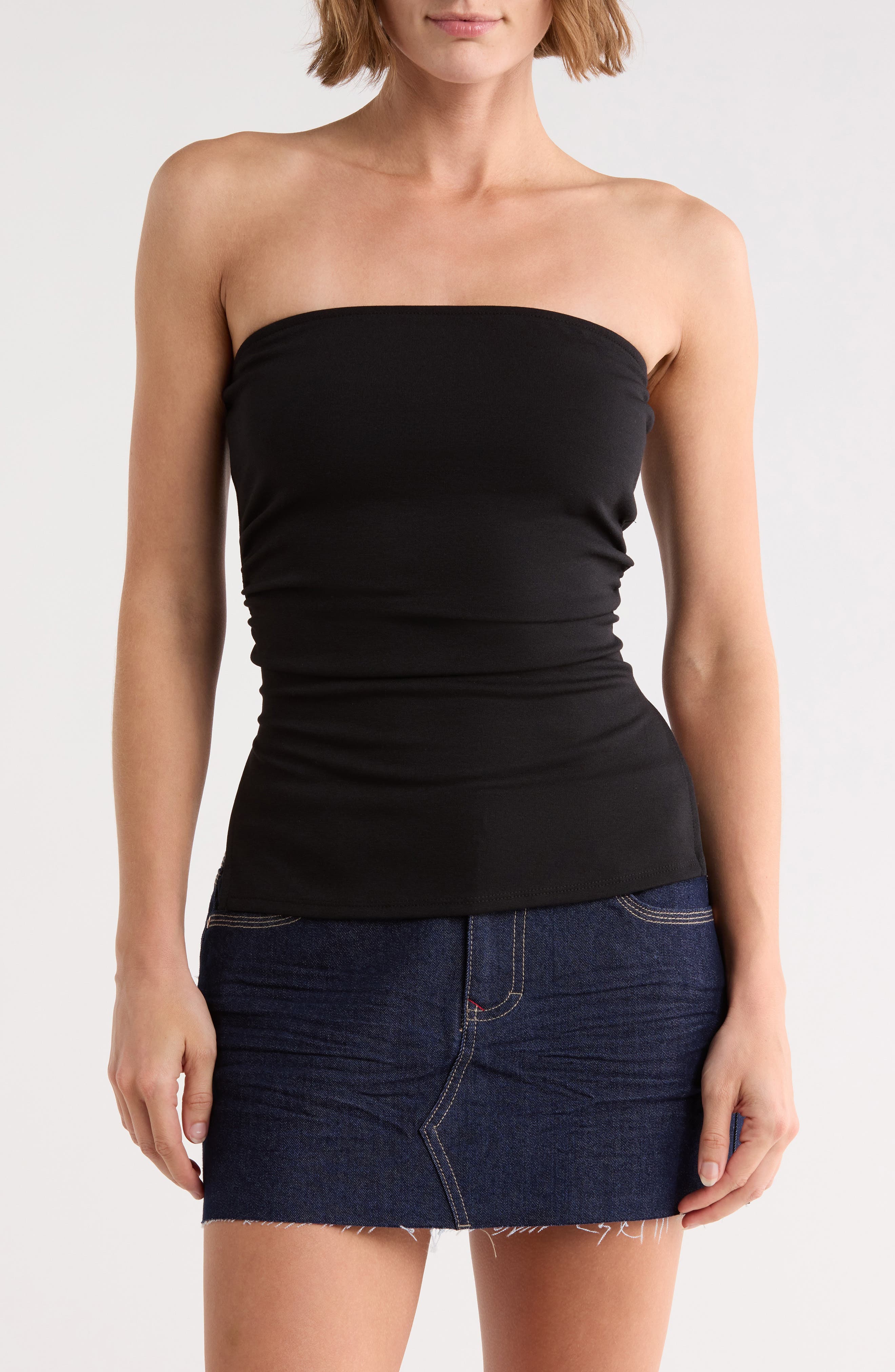 Madden Girl Split Hem Tube Top