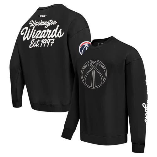 Pro Standard Black Washington Wizards Paint The City Pullover Sweatshirt
