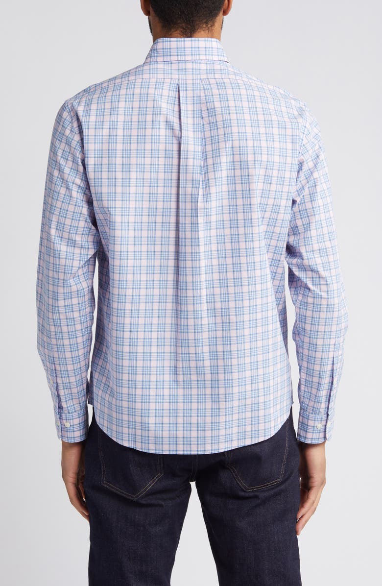 Brooks Brothers Check Regular Fit Button-Down Shirt, Alternate, color, 