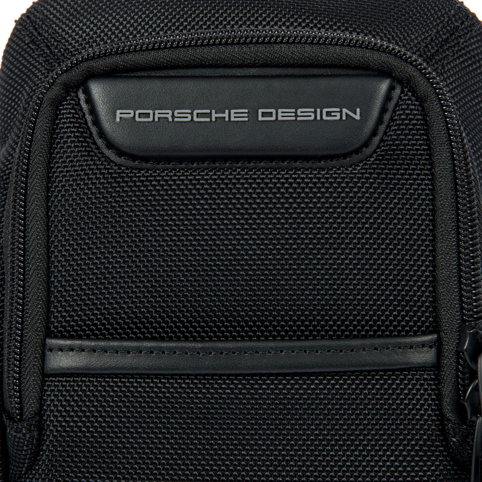 Porsche Design Roadster EVO Nylon Crossbody Bag, Alternate, color, Black