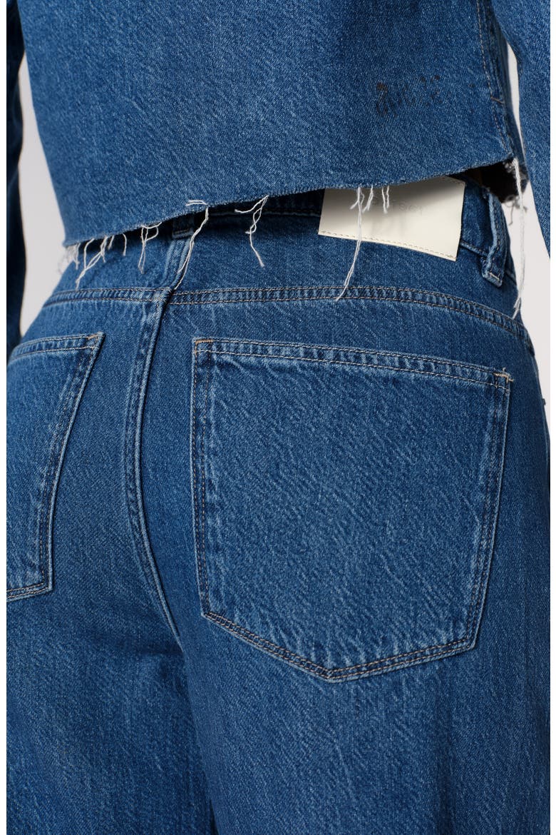 Isabel Pleated Mid Rise Wide Leg Jeans, Alternate, color, NORTH BEACH DL AURA