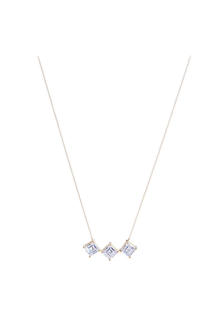 Pat Necklace, Main, color, White/Gold