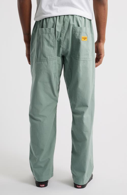 Service Works Organic Cotton Ripstop Drawstring Chef Pants In Sage