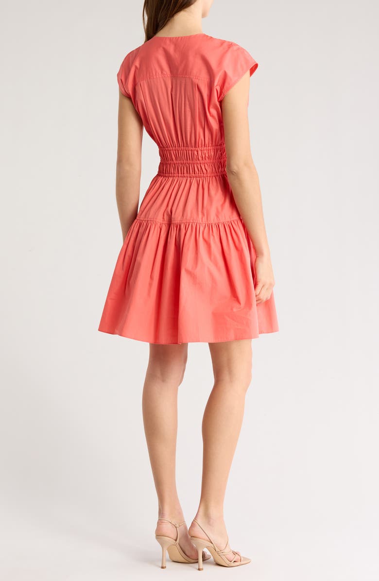 Derek Lam 10 Crosby Tora Fit and Flare Cotton Dress, Alternate, color,