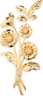 Carolina Herrera Flower Brooch