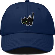Dalix Blink Black Cat Dad Cap