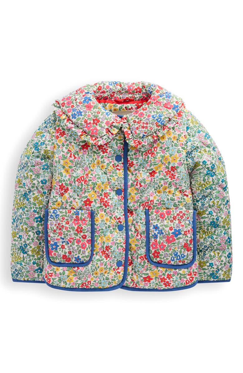 Mini Boden Kids' Quilted Collared Coat, Main, color,