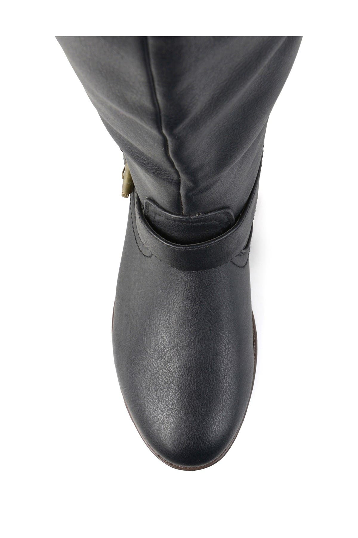 Journee Collection JOURNEE Spokane Riding Boot, Alternate, color, Black