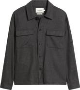 FRAME Wool Blend Overshirt