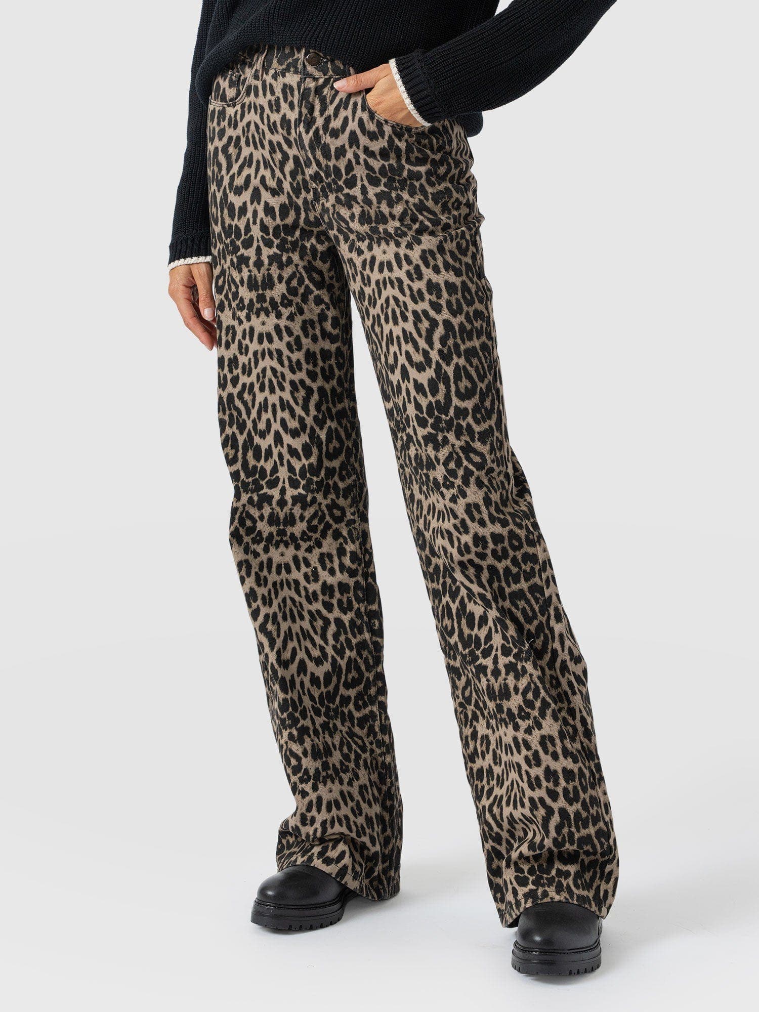 Adjustable Wide Leg Jean - image 2
