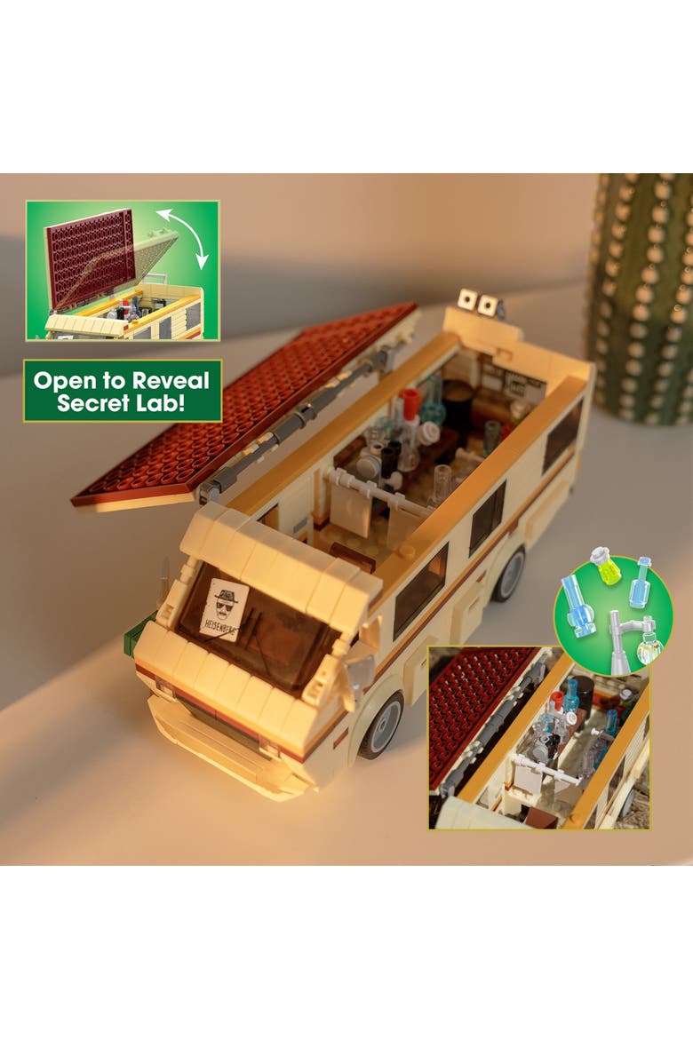 Breaking Bad Walter White's RV Building Set, Alternate, color, White