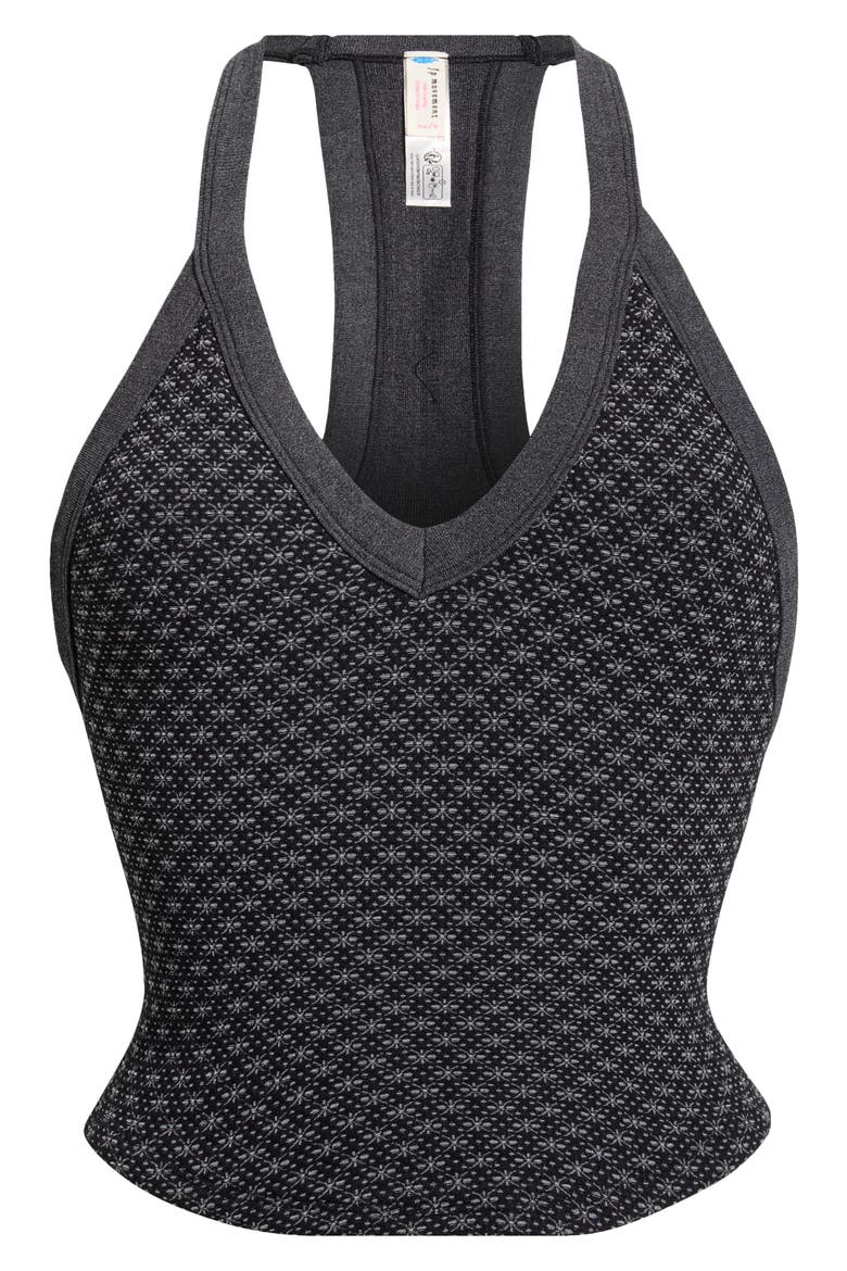 FP Movement All Clear Holiday V-Neck Tank, Alternate, color, BLACK