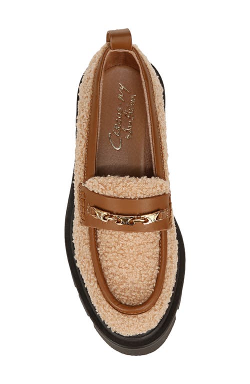 Circus Ny By Sam Edelman Pierre Cozy Faux Shearling Loafer In Dark Blonde/spiced Cognac