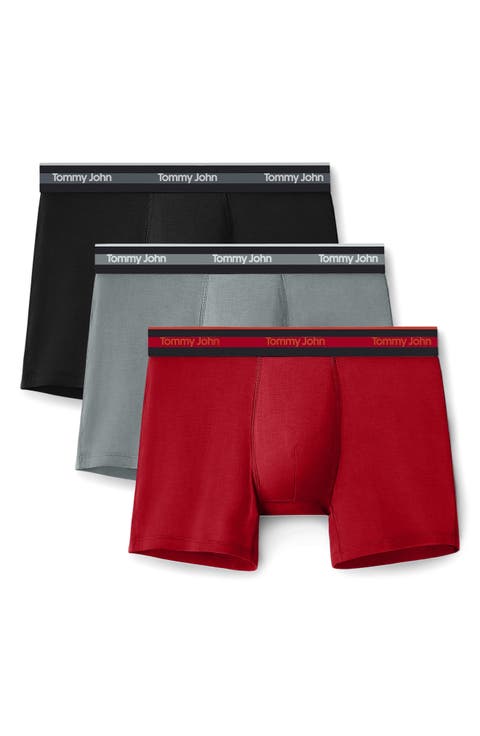 3-Pack Comfort Micro 4-Inch Boxer Briefs