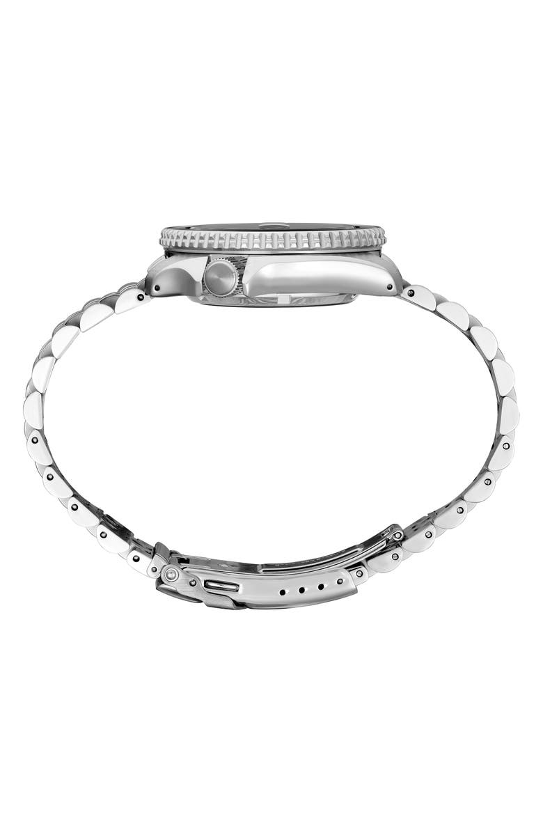 SEIKO WATCHES 5 Sports Bracelet Watch, 42mm, Alternate, color, Black