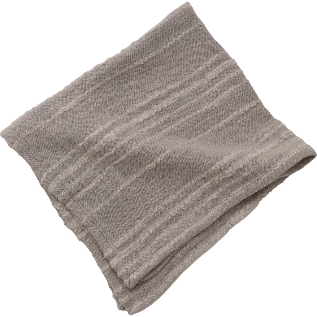Pom Pom At Home Kenwood Set Of 4 Napkins In Grey