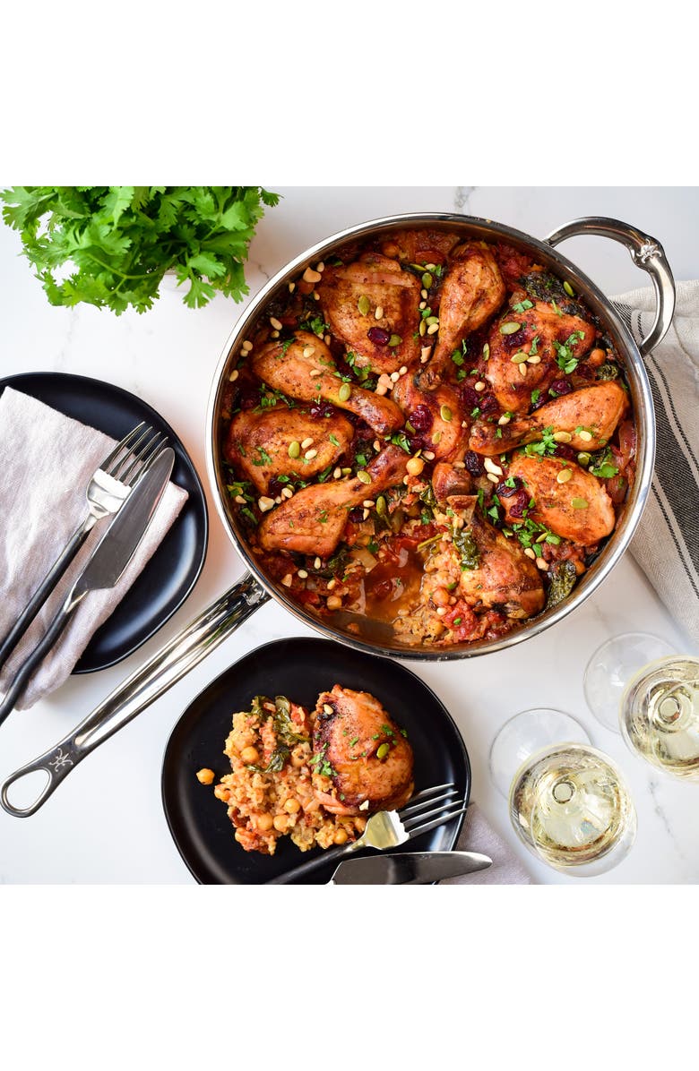 Hestan CopperBond 5-Quart Essential Pan with Lid, Alternate, color,