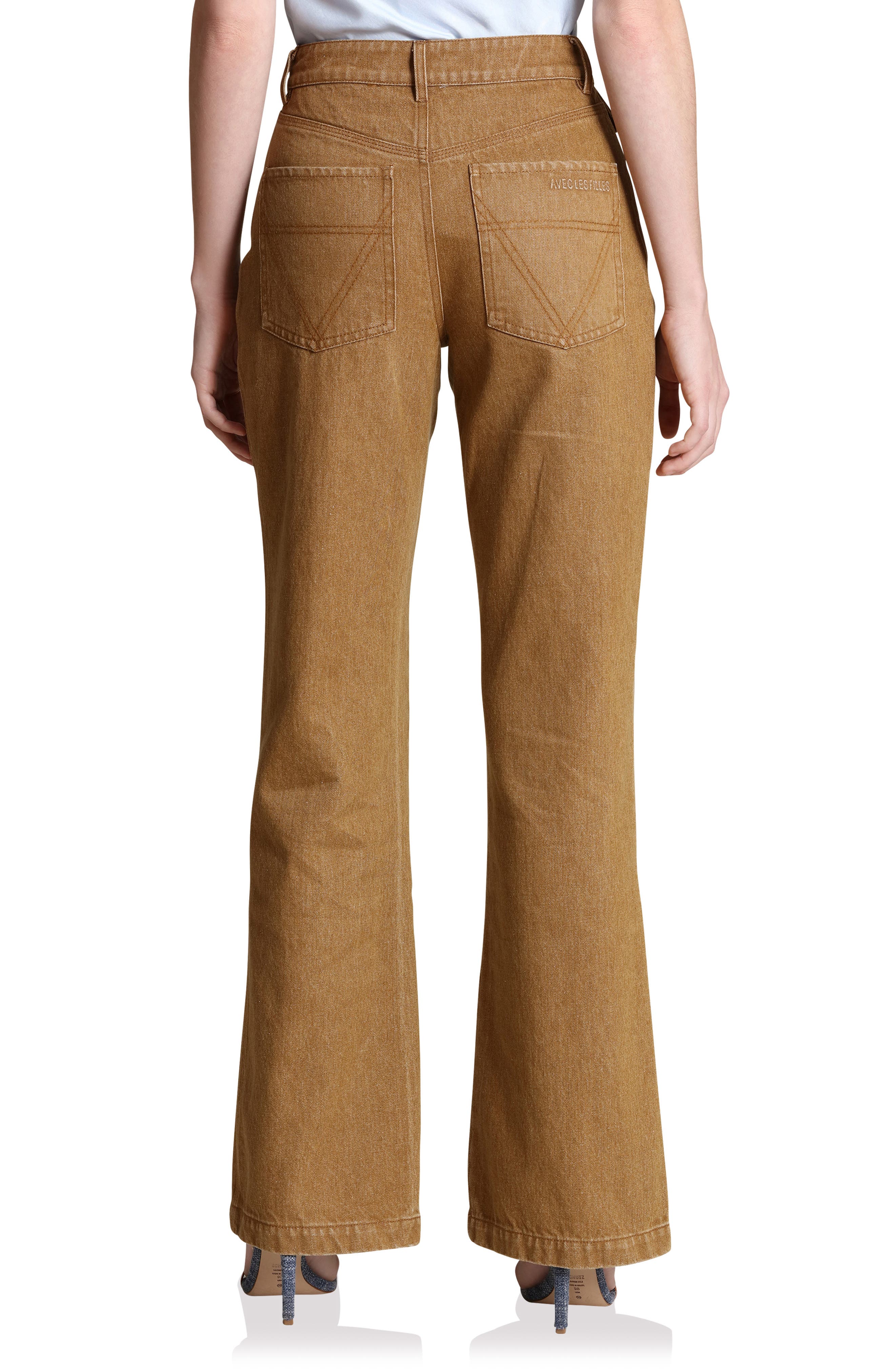 Patch Pocket Flare Jeans - image 2