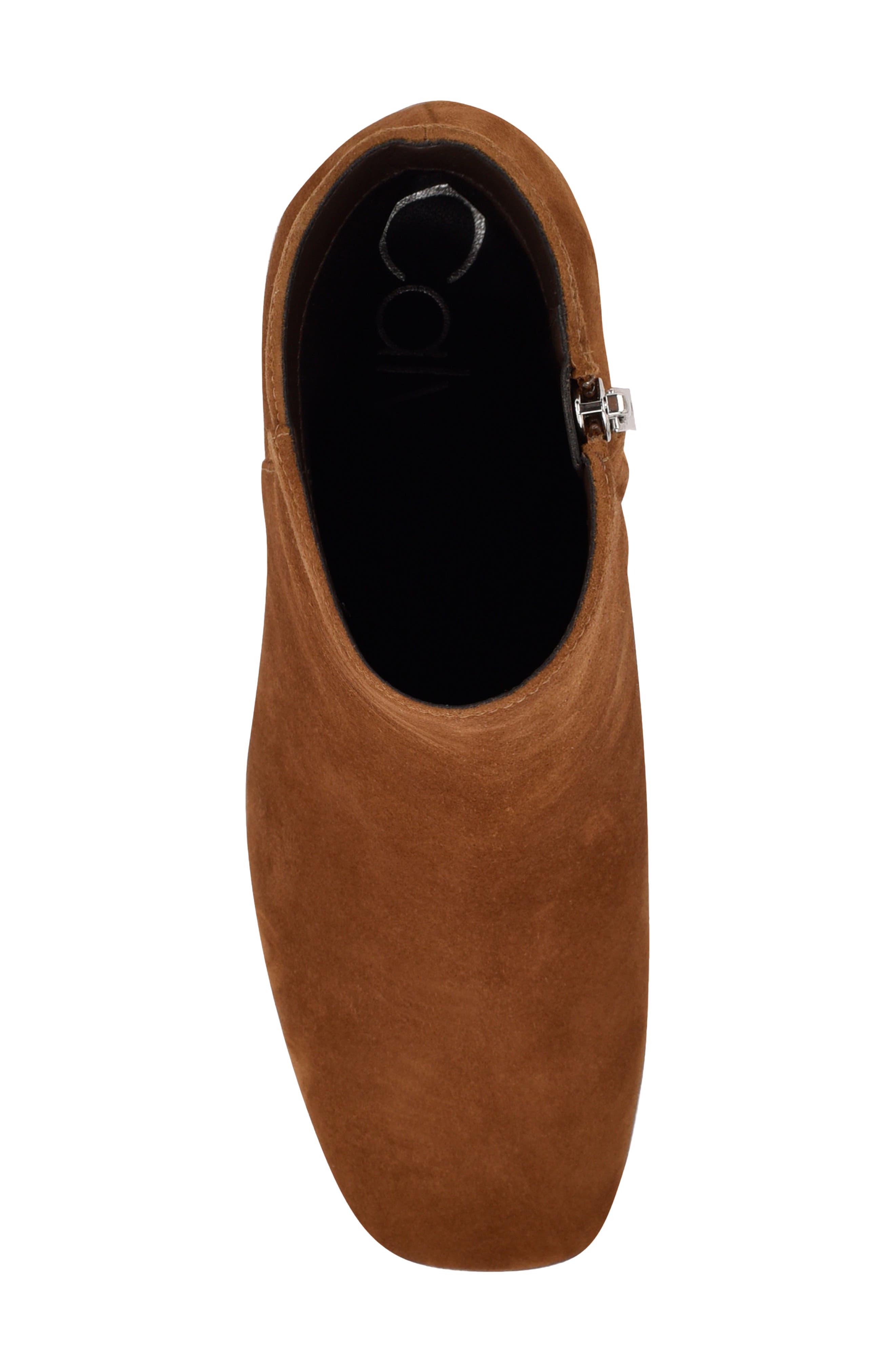Izial Square Toe Bootie, Alternate, color, DARK NATURAL
