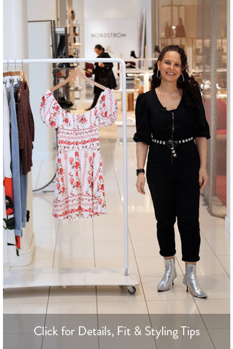Jorja Floral Print Minidress video