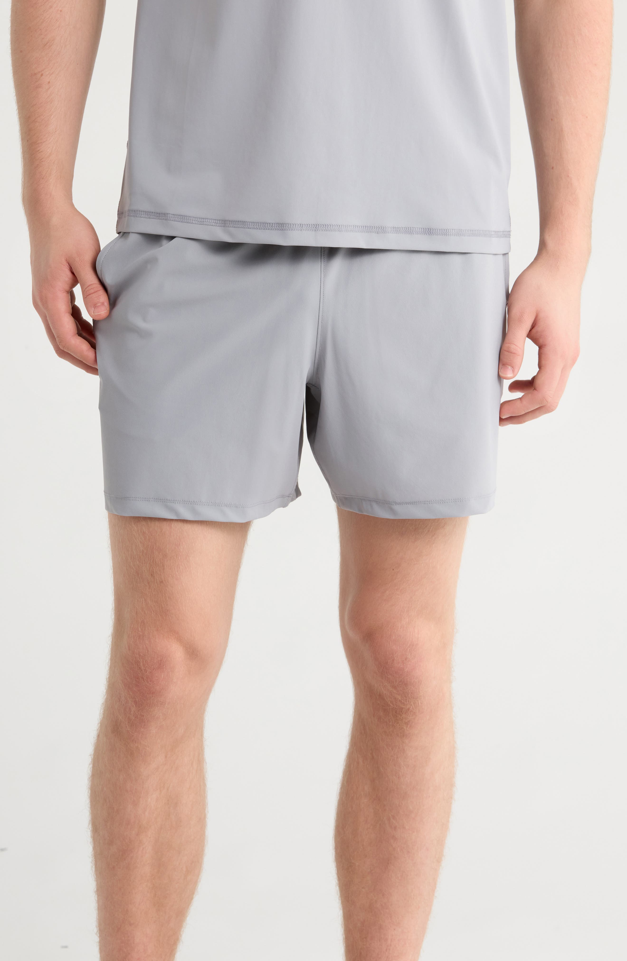 90 DEGREE BY REFLEX Warp Five-Inch Active Shorts