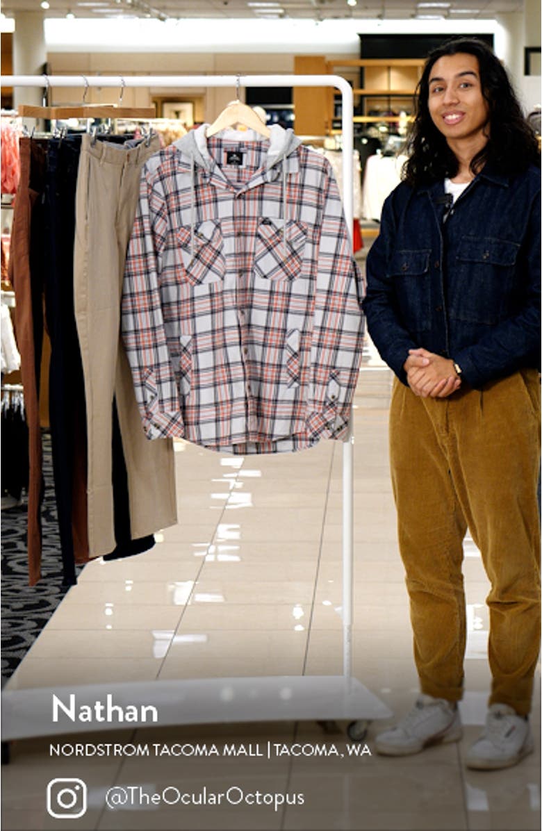 Ranchero Flannel Button-Up Hooded Shirt, sales video thumbnail