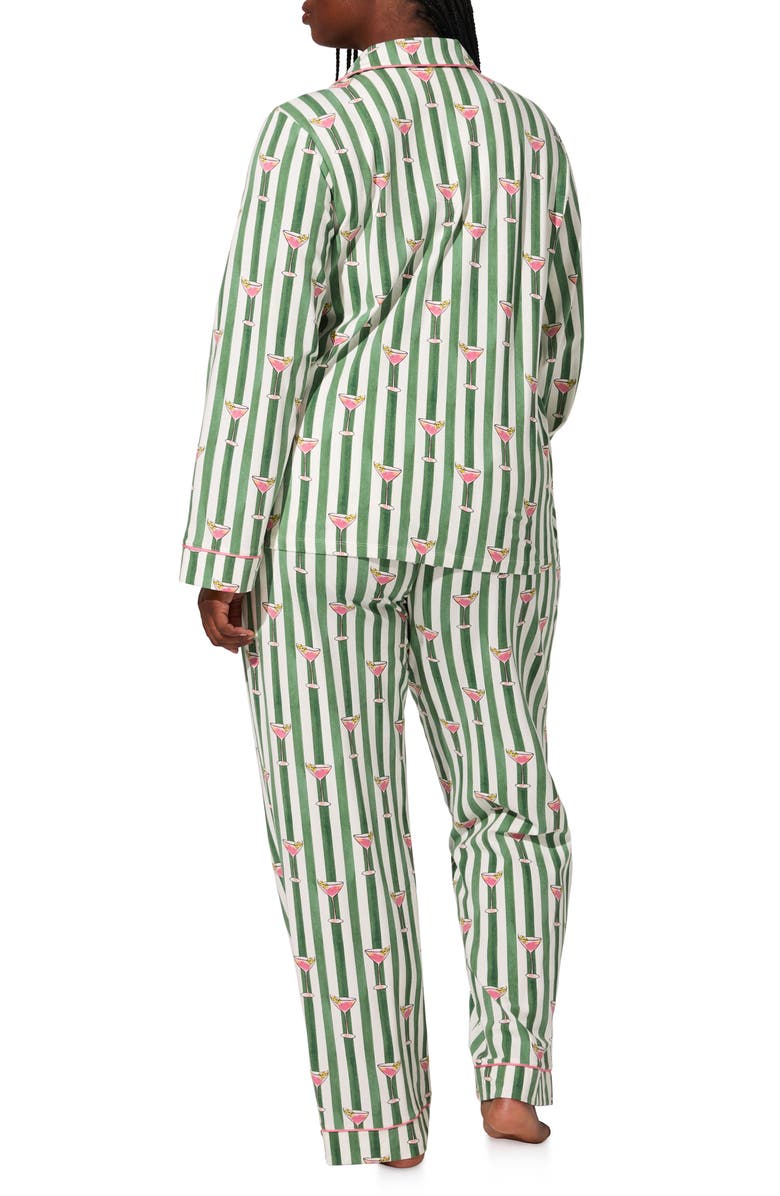 BedHead Pajamas Print Jersey Pajamas, Alternate, color, Martini Oclock