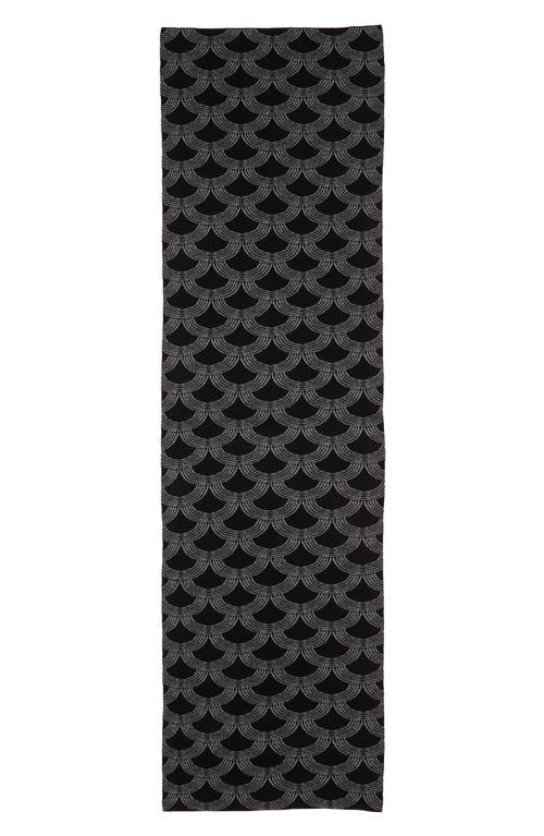 Nordstrom Print Wool & Cashmere Scarf In Gray