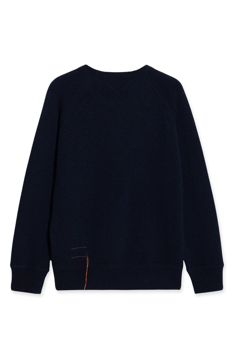 Fortela Harvard Crewneck Sweatshirt, Alternate, color, Navy Blue