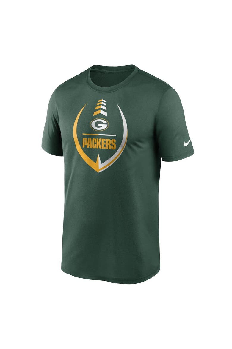 Men's Nike Green Green Bay Packers Icon Legend Performance T-Shirt, Alternate, color, Green