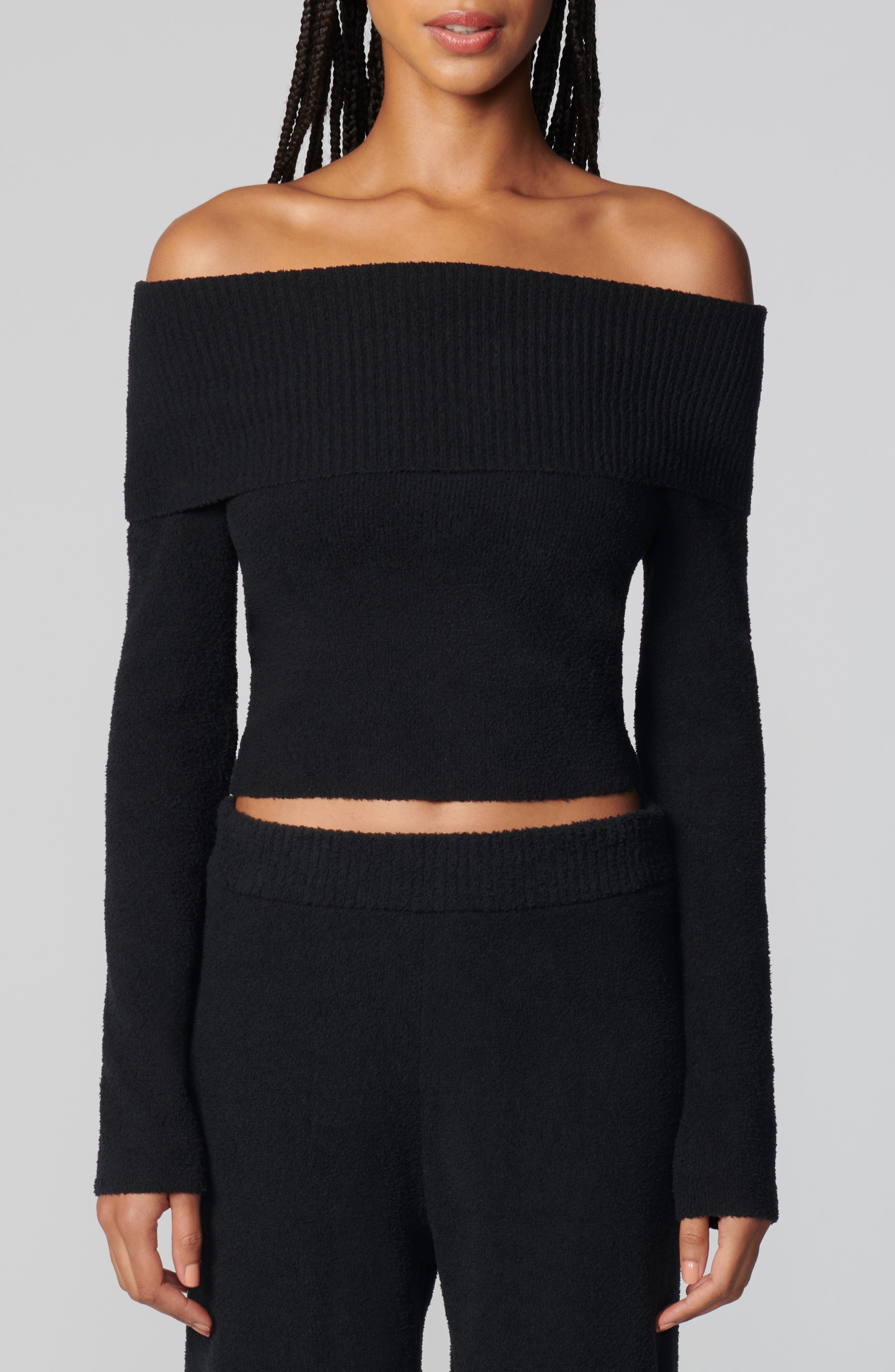 Florence by Mills Off the Shoulder Long Sleeve Sweater