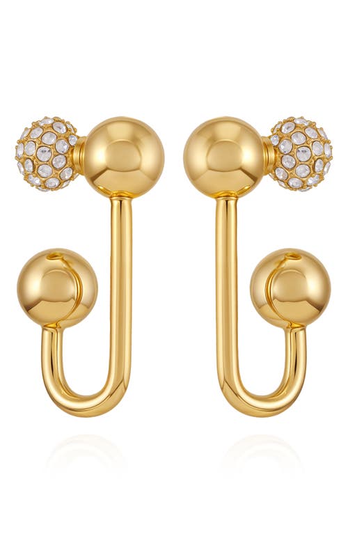 VINCE CAMUTO VINCE CAMUTO CRYSTAL FRONT/BACK EARRINGS