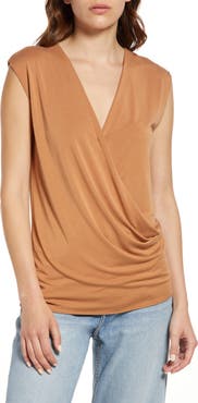 rag & bone Christy Drape Top