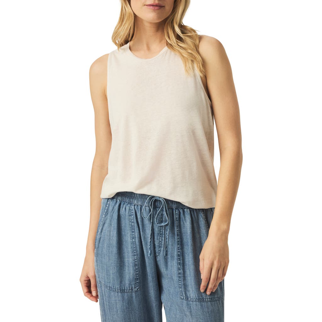 SPLENDID SPLENDID CADY CREWNECK LINEN BLEND TANK