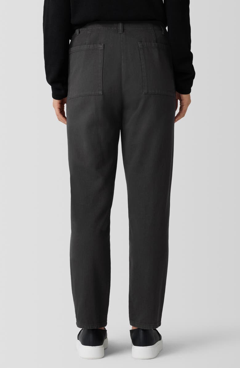 Eileen Fisher Easy Tapered Organic Cotton Pants, Alternate, color,