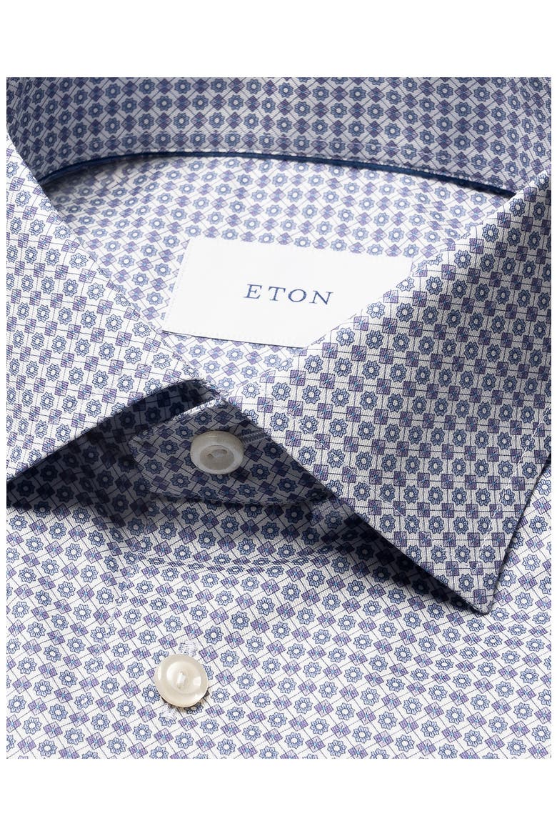 Contemporary Fit Micro Print Shirt, Alternate, color, MEDIUM PURPLE