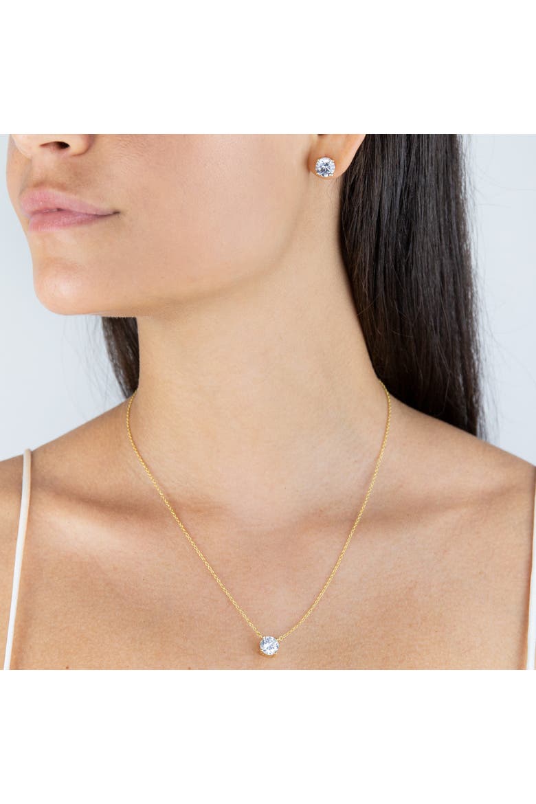 Eden Juliette Necklace, Alternate, color, Gold