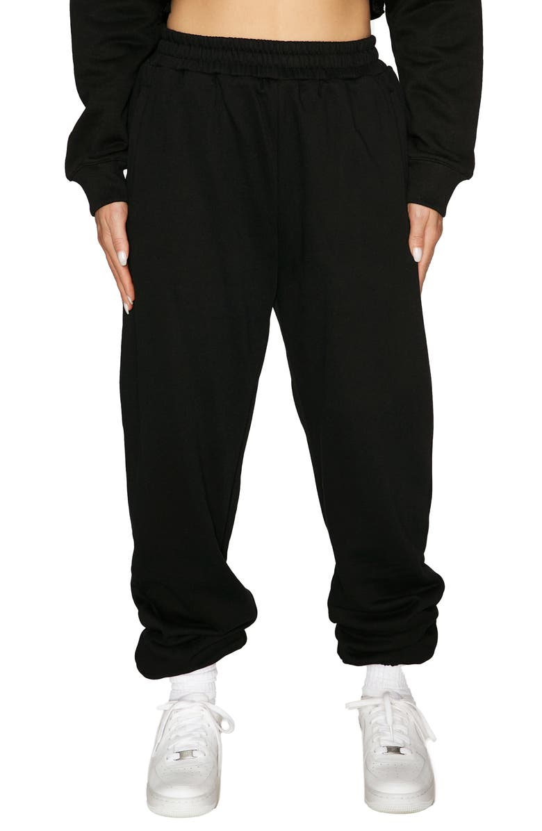 Naked Wardrobe French Terry Sweatpants, Main, color,