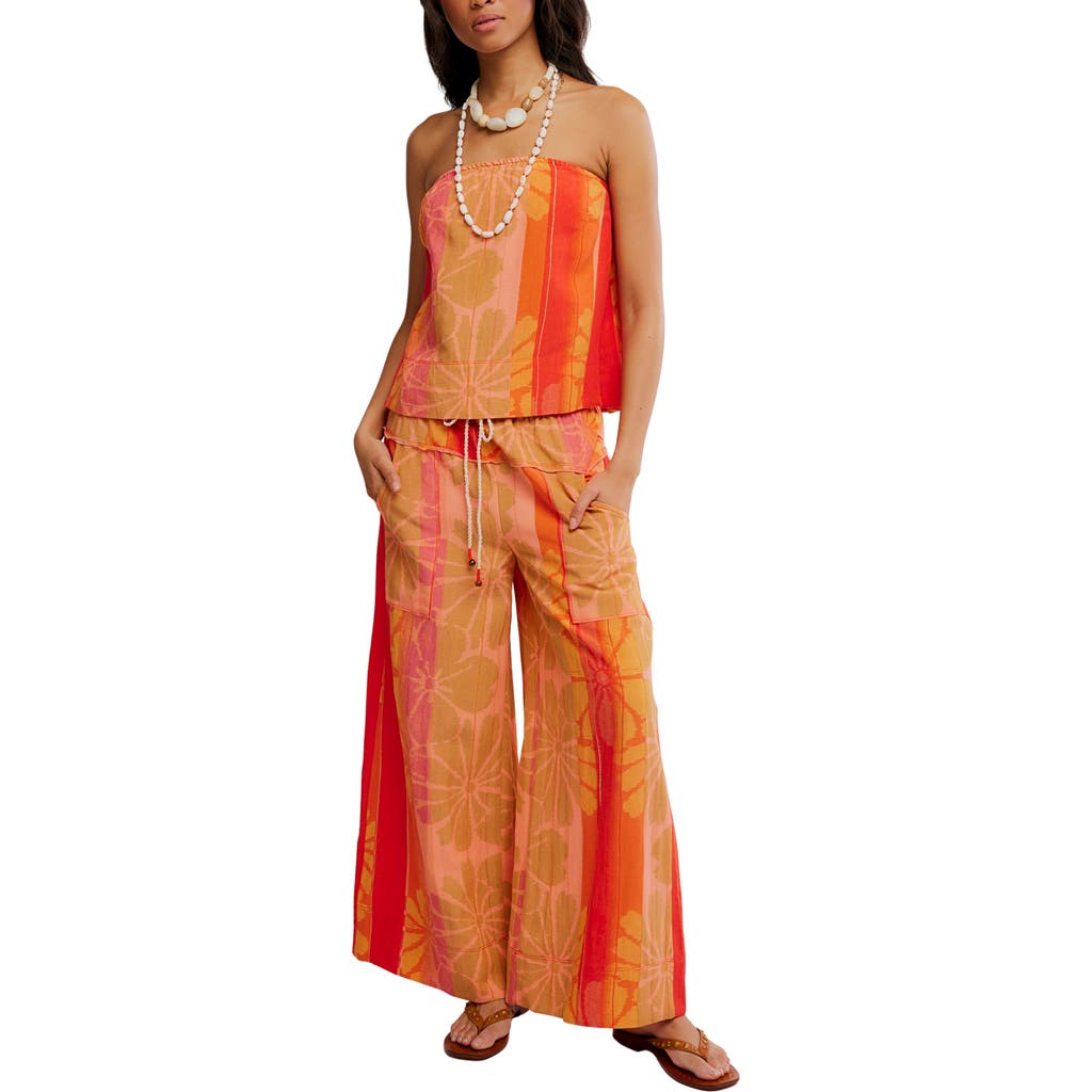 Free People Devella Tube Top & Pants Set in Summer Combo at Nordstrom, Size Medium
