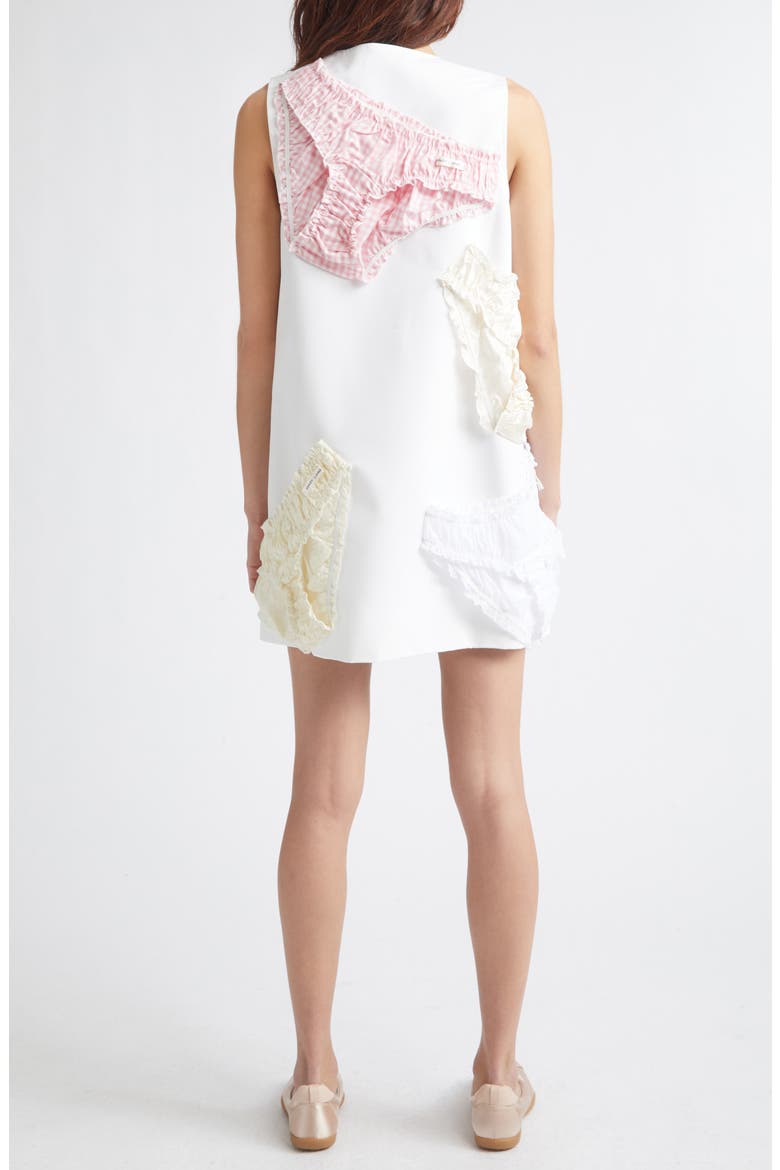 Copellia Cotton Poplin Sleeveless Minidress, Alternate, color, WHITE