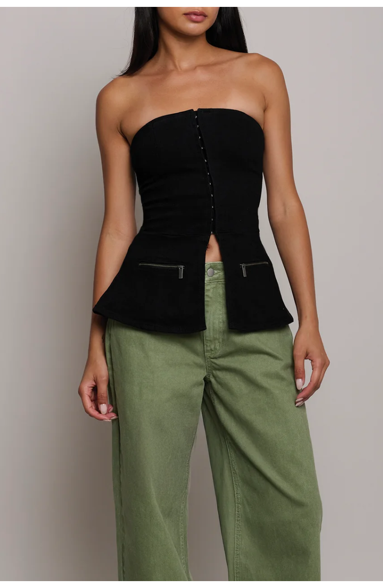 TT Studios Luna Peplum Top, Main, color, William St.