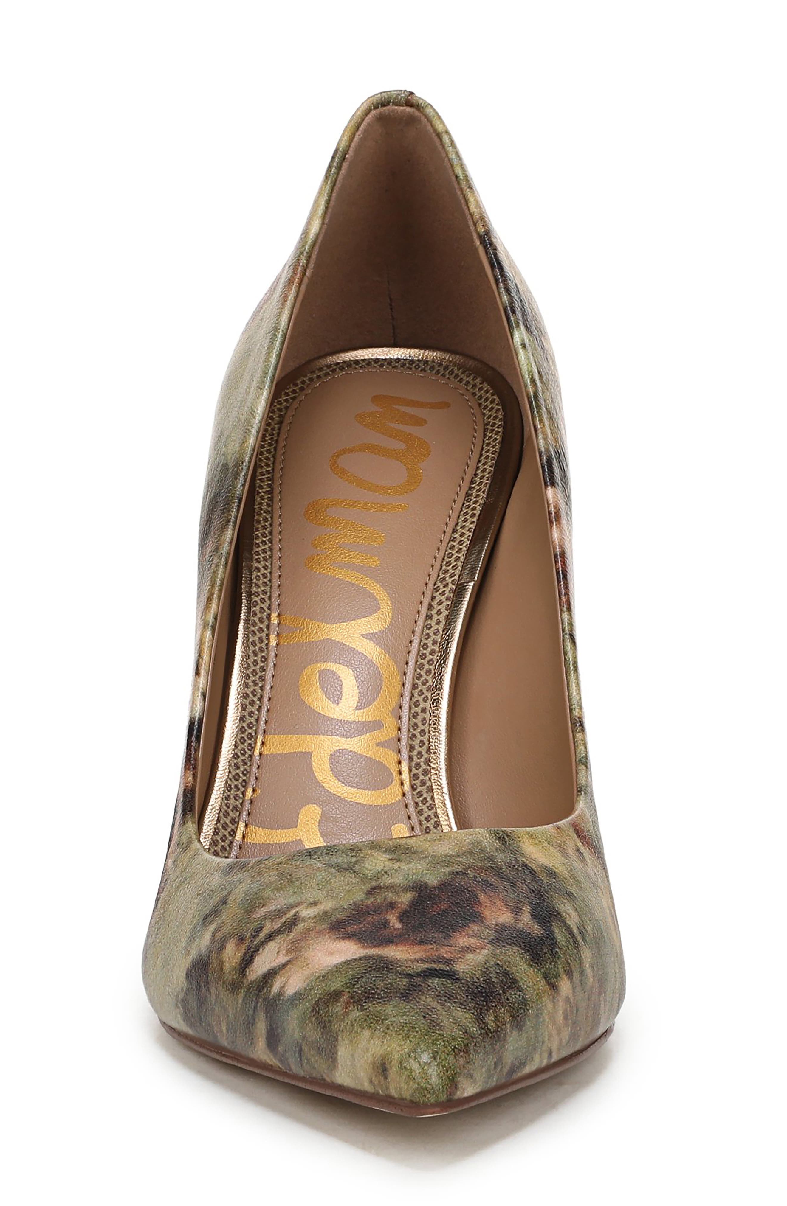 Sam Edelman Hazel Pointed Toe Pump, Alternate, color, Sage Multi
