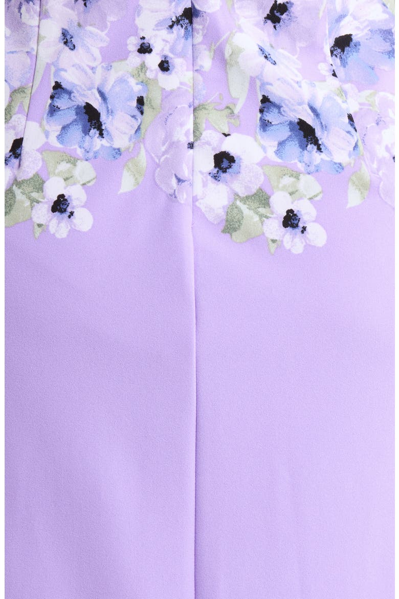 Floral Print Sheath Dress, Alternate, color, LAVENDAR MIST MULTI
