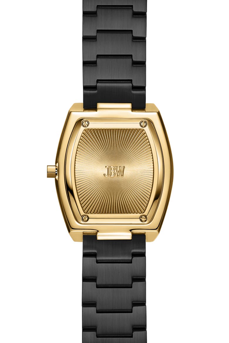 Atlas Bracelet Watch, 34mm, Alternate, color, IP BLACK