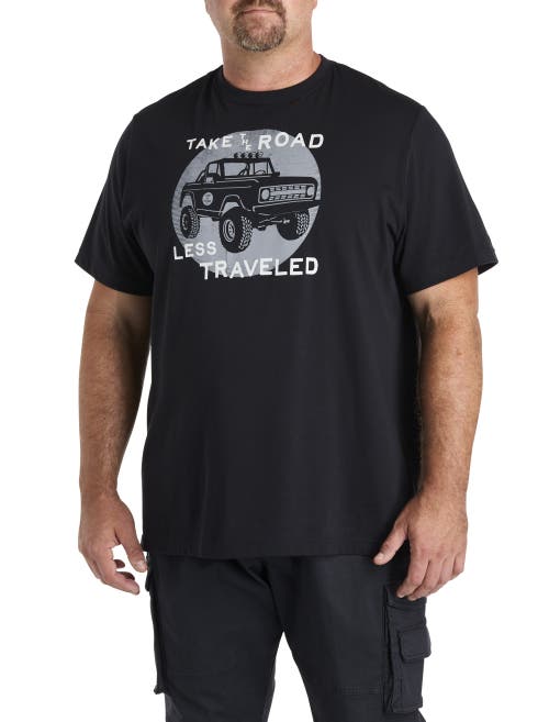 LIFE IS GOOD Big & Tall Take The Road Graphic Tee in Black  product